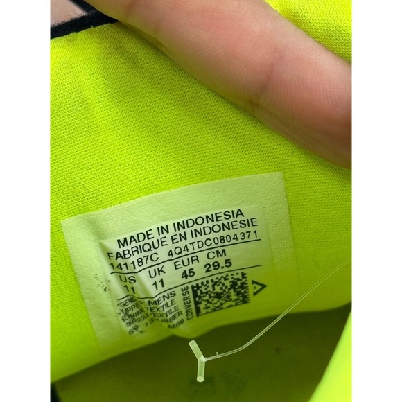 Converse All Star CT High Top Black Neon Pink Youth Mens Sneakers - Picture 6 of 6